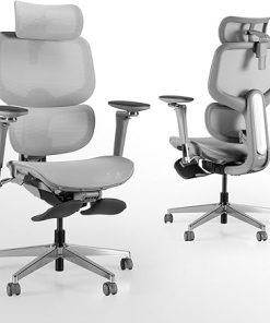 Ergonomic High Back Office Chair with Lumbar Support and Footrest 2