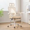 Yaheetech Ergonomic Armless Mesh Office Chair for Small Spaces 4