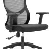 GabryLly Office Chair with Lumbar Support and 55x24in Desk Natural 4