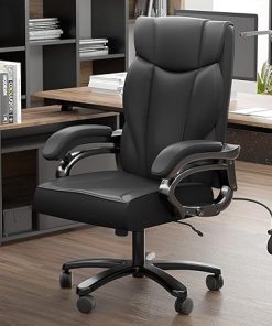 High Back Executive Chair for Big and Tall – Ergonomic Comfort Black