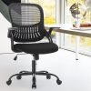 Deluxe Criss Cross Legged Office Chair Teddy Fabric Adjustable White 3