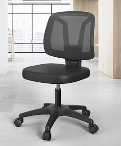 Ergonomic Height Adjustable Swivel Office Task Chair with Lumbar Support