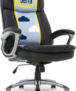 Serta Fairbanks High Back Executive Ergonomic Gaming Chair Black