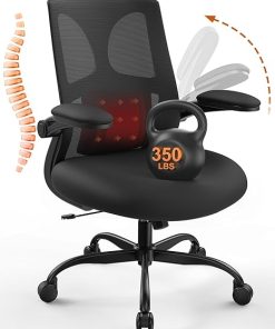 Ergonomic Office Chair 350lbs Capacity with Adjustable Lumbar Support