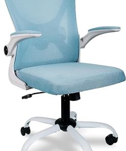 Ergonomic Mesh Office Chair with Flip-up Armrests for Home Office