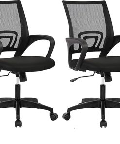 Ergonomic Mesh Office Chair with Lumbar Support and Adjustable Design 2