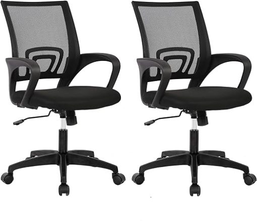 Ergonomic Mesh Office Chair with Lumbar Support and Adjustable Design - Image 2