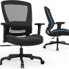 Adjustable Full Mesh Office Desk Chair with Lumbar Support Armrests 3