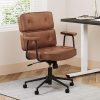 Foldable Ergonomic Office Chair with Wheels and Adjustable Height 4