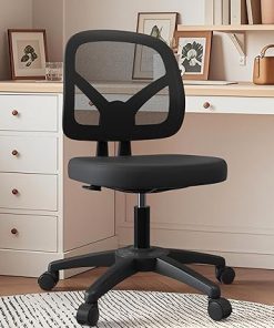 Mesh Office Desk Chair with Lumbar Support Adjustable Height for All