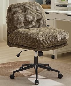 Wider Thickened Criss Cross Chair on Wheels Comfortable Adjustable