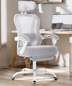 Ergonomic Office Chair with Footrest and Adjustable Lumbar Support 2