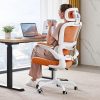 Ergonomic Rolling Desk Chair with Adjustable Lumbar and Headrest 3