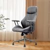 Criss Cross Rolling Office Chair with Wheels and Adjustable Seat 4