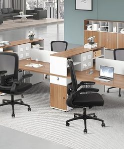 Ergonomic High Back Office Chair with Lumbar Support and Flip-up Arms